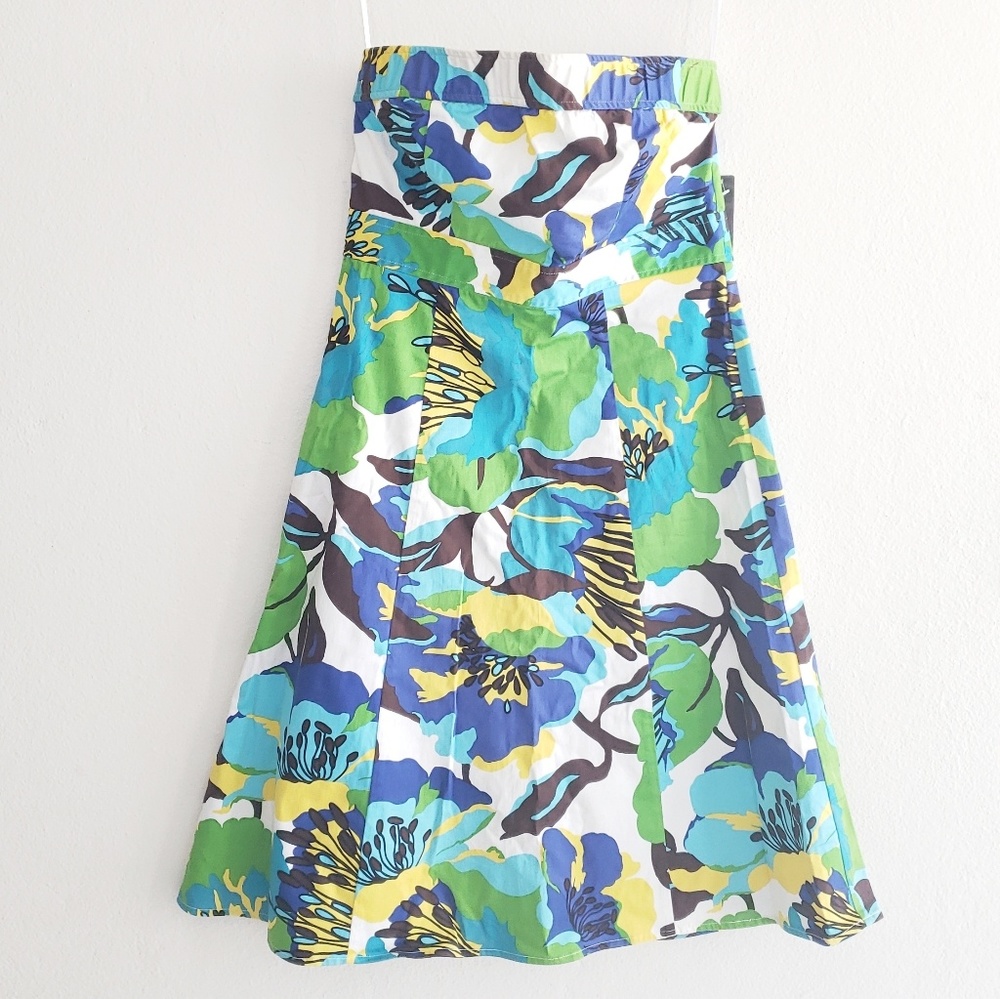 NWT Tropical Print Midi Dress Size 10